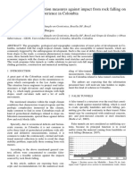 False Tunnels As Prevention Measures Against Impact From Rock Falling On Mountainous Roads: Experience in Colombia