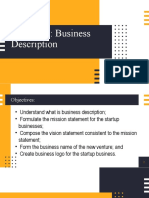 Chapter 4: Business Description