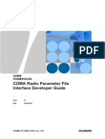 Huawei U2000 CDMA Radio Parameter File Interface Developer Guide
