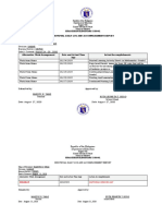 Individual Daily Log and Accomplishment Report