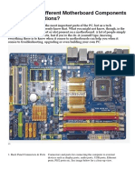 What Are The Different Motherboard Components and Their Functions PDF