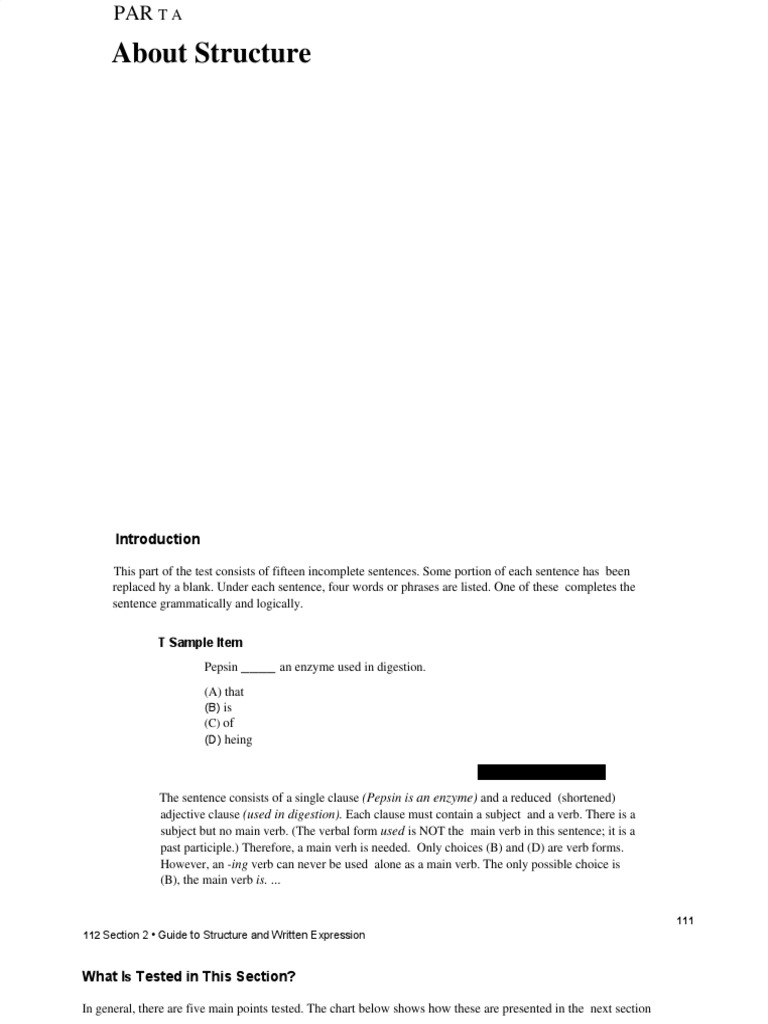 Structure 1 PDF | PDF | Object (Grammar) | Sentence (Linguistics)