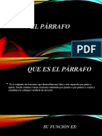 Exposicion Sobre El Parrafo.