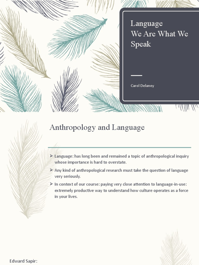 Language Shapes Cultural Reality | PDF | Gender | Gender Studies