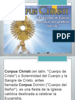 Exposicion Corpus Christi