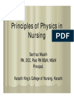 Principles of Physics in Nursing
