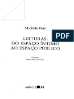 Leitura do espaço intimo ao espaço público - Petit