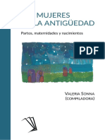 Sonna Valeria. Las Mujeres en La Antiguedad. Partos, Maternidades y Nacimientos PDF