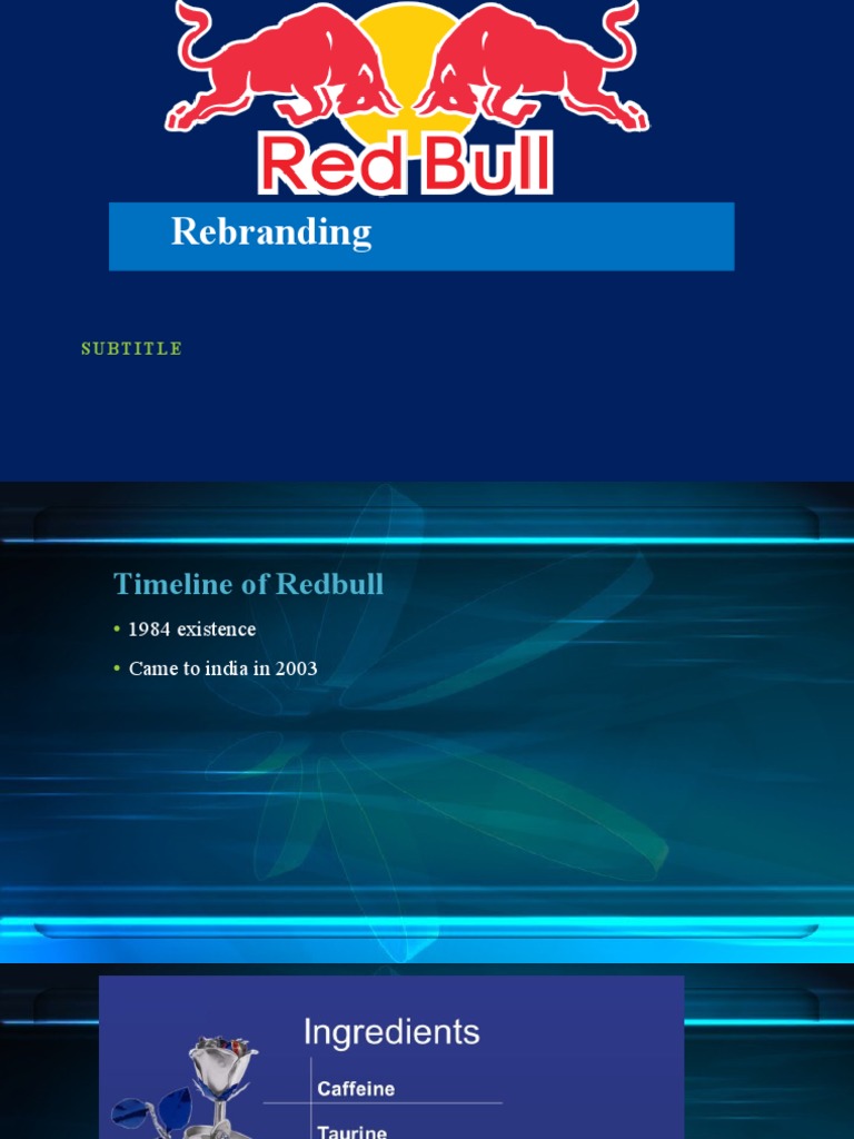 Red Bull Rebranding Timeline and Strategy | PDF | Drink | Brand