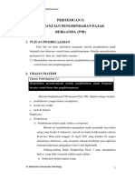 Pertemuan 5 Perjanjian Penghindaran Pajak Berganda (P3B)