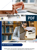 Academic Writing: Edited: Shinta Desiyana F