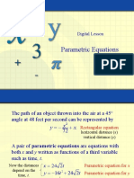 Parametric Equations: Digital Lesson