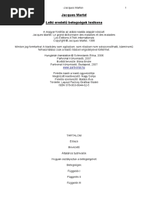 Jacques Martel - Lelki Eredetű Betegségek Lexikona PDF