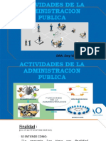 Formas de La Actividad de La Administración Pública Servicio Público y Policía Administrativa