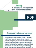Progress Indicators, Component Organizers, Text Components