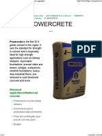 Bamburi POWERCRETE Cement Specs