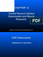 Central Nervous System Depressants and Muscle Relaxants: Mosby Items and Derived Items © 2005, 2002 by Mosby, Inc