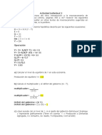 ACTIVIDAD INDIVIDUAL # 2 - MACROECONOMÍA - Rosa Natalia Villarreal V