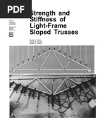 Strength and Stiffness of Light-Frame Sloped Trusses: United States Department of Agriculture