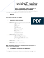 Lineamientos para La Aplicación Del Examen Virtual de La Asiganatura Historia Del Derecho Colombiano PDF
