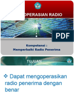 Mengoperasikan Radio Penerima