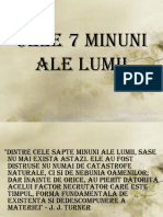 Cele 7 Minuni Ale Lumii