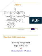 Implicit Differentiation Lecture