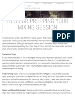 Ready, Set, Mix! Tips For Prepping Your Mixing Session - Universal Audio
