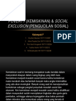 Poverty Social Exclusion - Kelompok F Fix