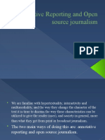 Anotative and Open Source Journalism