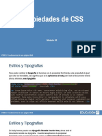 CSS Estilo y Tipografia