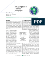 Policy Discussion Paper: The Threat of Gangs and Anti-Gangs Policy