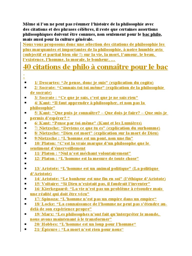 40 Citations Philosophiques Pdf Aristote Socrate