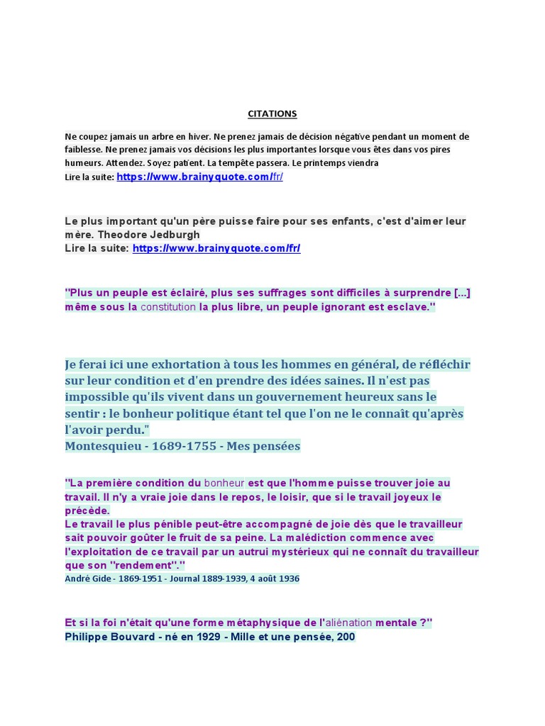 Citations Pdf Alienation Sociale Pensee Critique