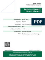 Ácido Fosfórico Grado Técnico PDF