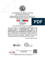 136 Congreso Internacional de Justicia Penal 2020 Walter Rojas Gutiérrez