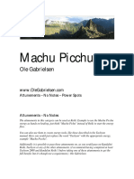 Machu Picchu -Ole