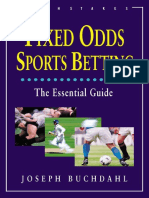 Joseph Buchdahl - Fixed Odds Sports Betting - Statistical Forecasting and Risk Management (2003, High Stakes) PDF