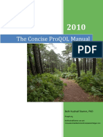 The Concise Proqol Manual: Beth Hudnall Stamm, PHD