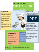 Formato Anuncio para Chef