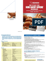 Zojirushi-Bread-Machine-Bb - Cec20 Manual