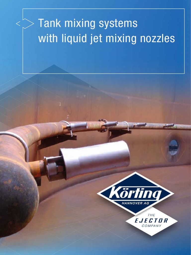 Liquid Jet Mixing Nozzles in Tanks | PDF | Jet Engine | Fluid Dynamics