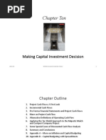 Chapter Ten: Making Capital Investment Decision