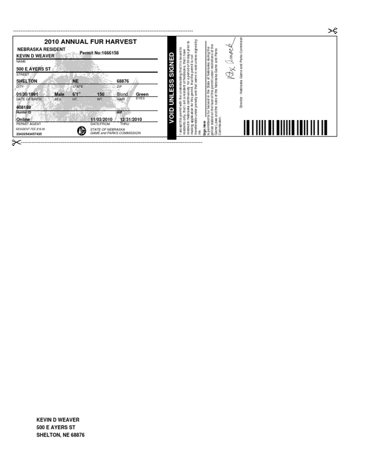 Permit 1666158 | PDF | Government | Justice