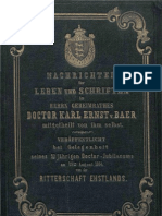 Nachrichten ueber Leben und Schriften /../Karl Ernst von Baer