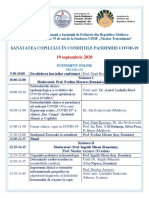 Program - Conferinta Pediatrie - 19.09.2020