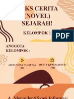 NOVEL SEJARAH VS TEKS SEJARAH