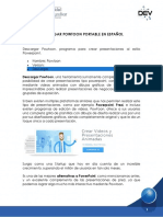 Powtoon para Descargar PDF