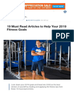 19 Must Read Articles to Help Your 2019 Fitness Goals