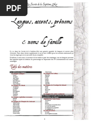 Langues Accents Noms Prenoms PDF | PDF | la communication | Sémiotique